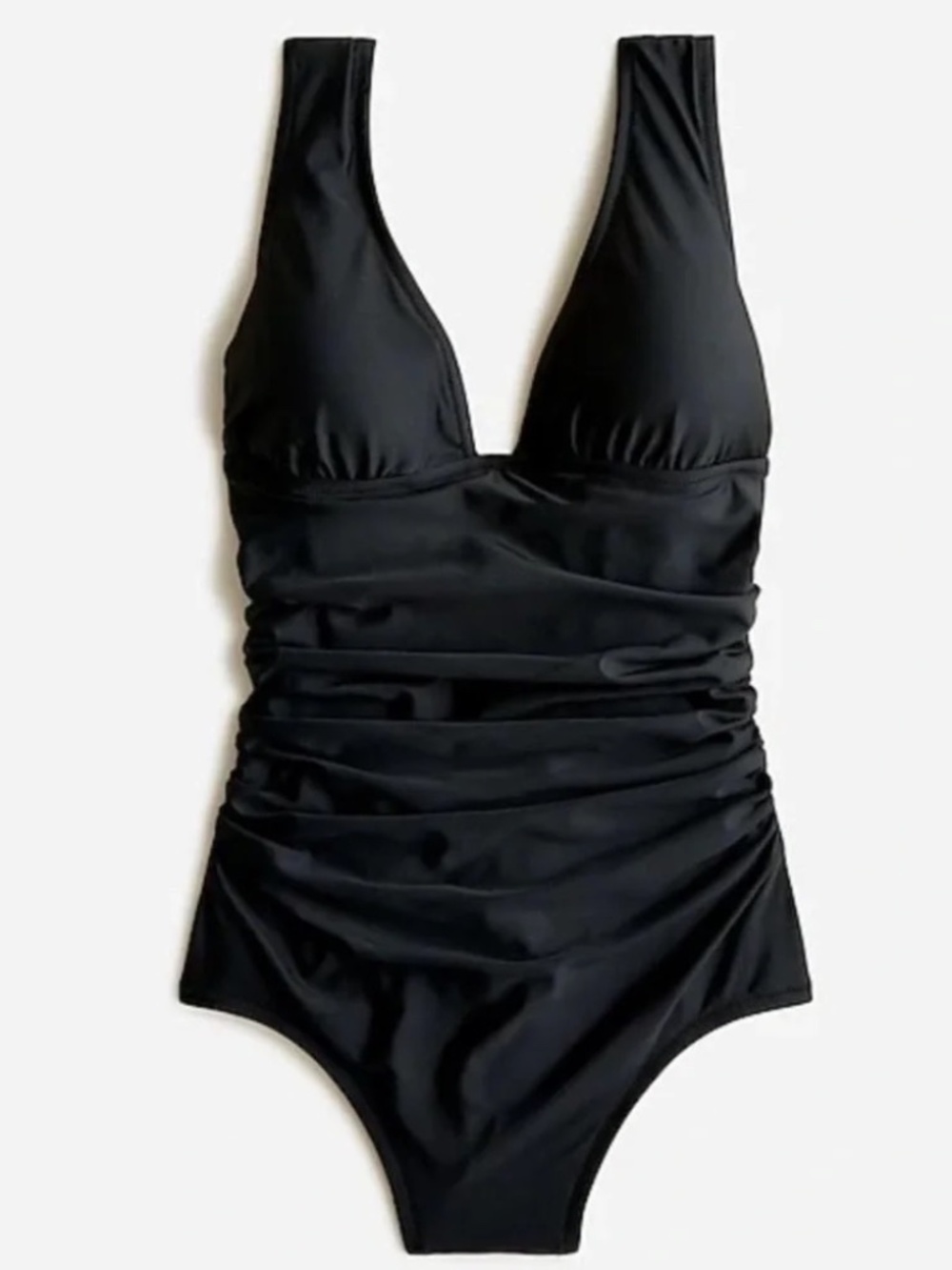 NWT J. Crew long-torso Ruched V-neck One Piece 2